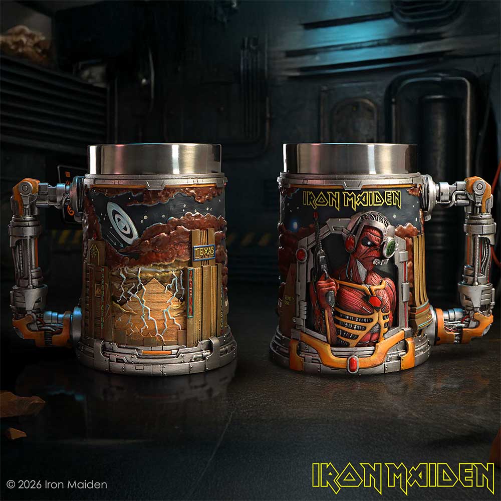 Iron Maiden Somewhere in Time Tankard, 15.5cm | Nemesis Now
