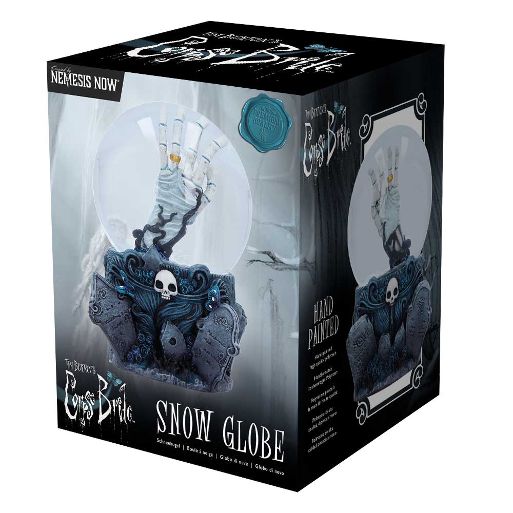Corpse Bride Emily Snow Globe 15cm – Officially Licensed