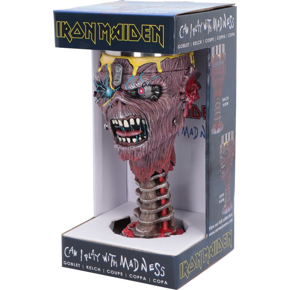 Iron Maiden Eddie Can I Play With Madness Goblet 19.5cm