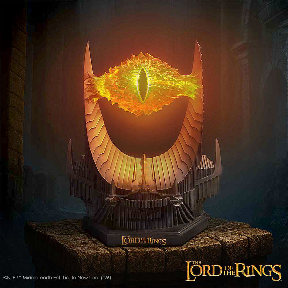 Lord of the Rings Eye of Sauron Light-Up Lamp, 21.5cm