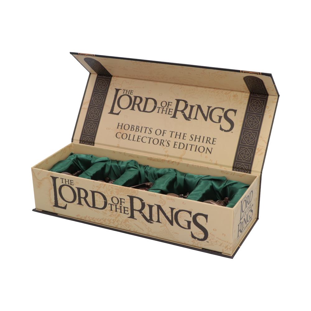 Lord of the Rings Hobbits of the Shire Figurine Set, 7.2cm