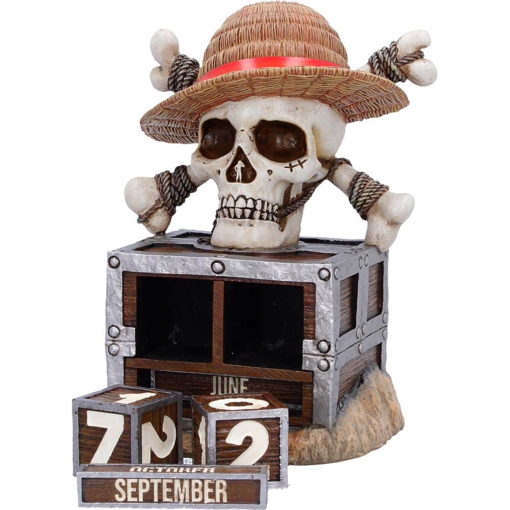 One Piece Luffy Jolly Roger Perpetual Calendar 15.8cm