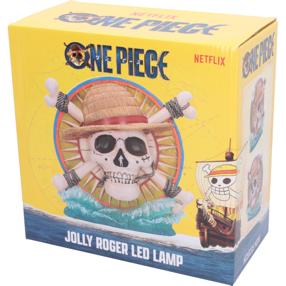 One Piece Luffy Straw Hat Jolly Roger LED Lamp 20.2cm