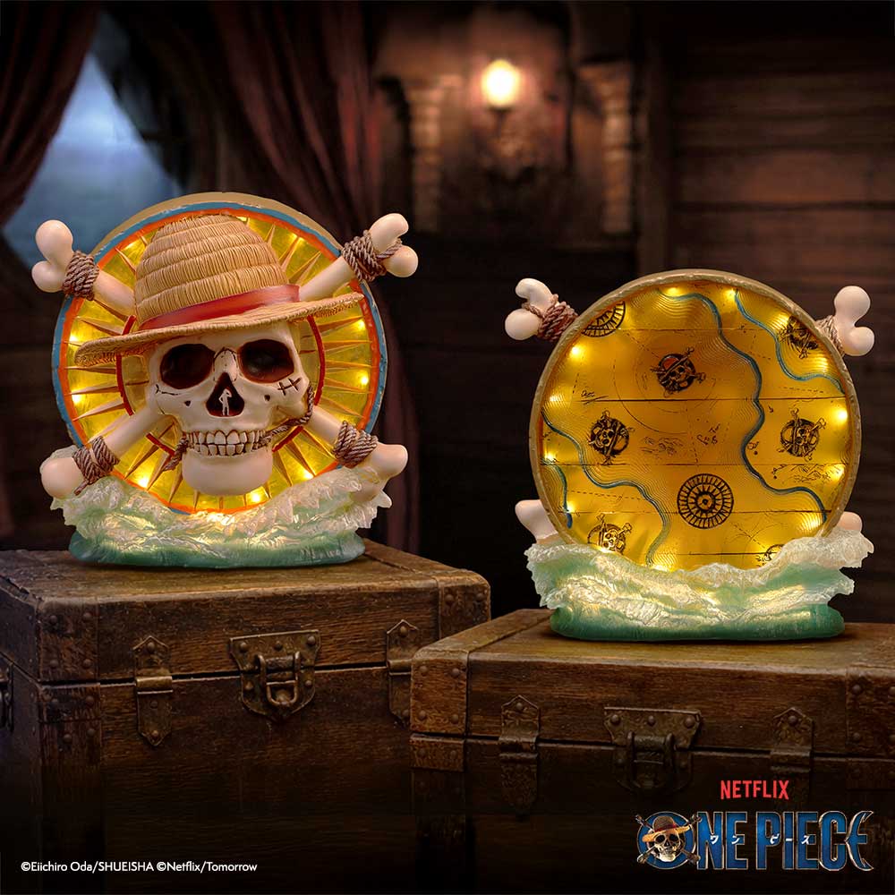 One Piece Luffy Straw Hat Jolly Roger LED Lamp 20.2cm