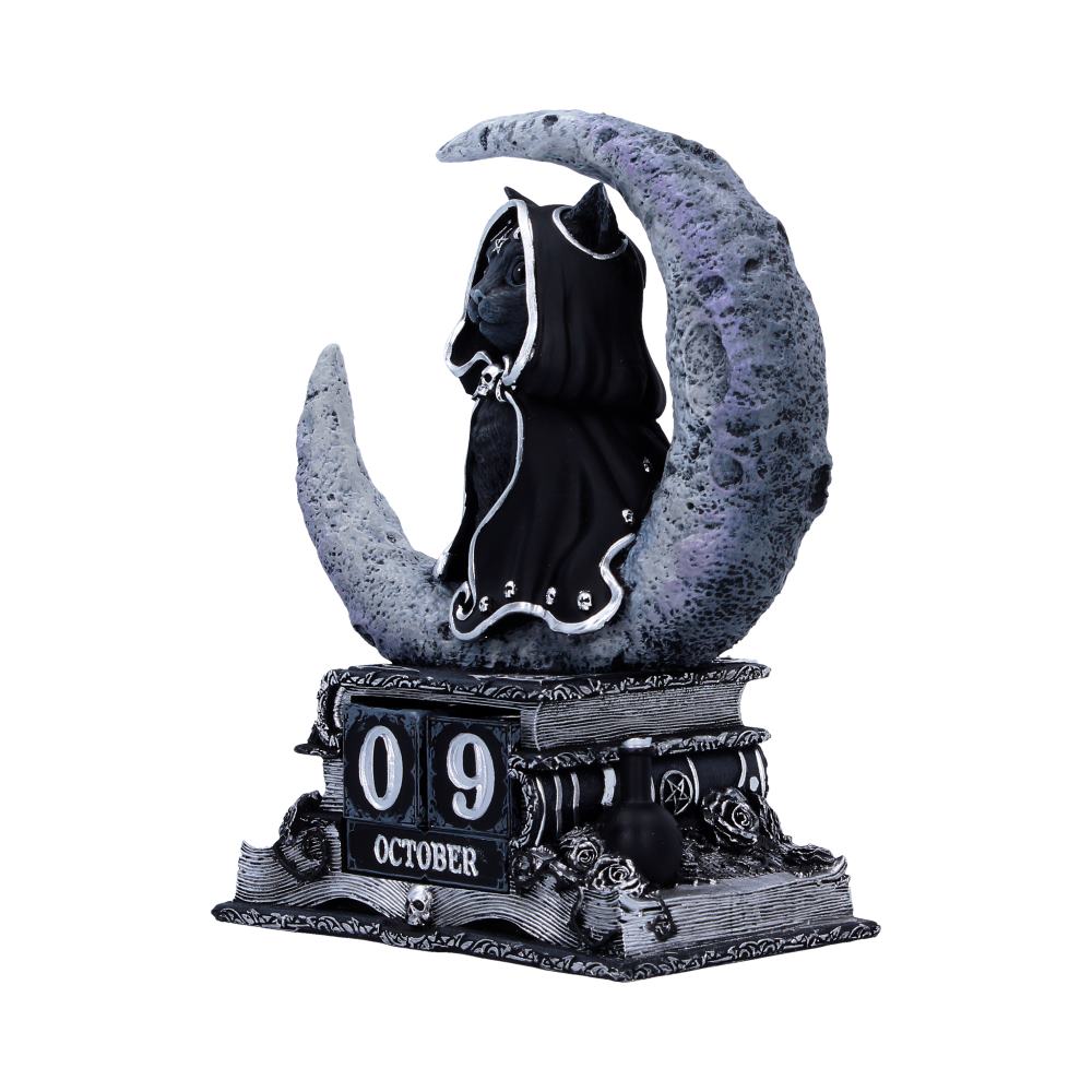 Cult Cuties Zefur Perpetual Calendar | Gothic Witch Desk Calendar | Nemesis Now 16cm