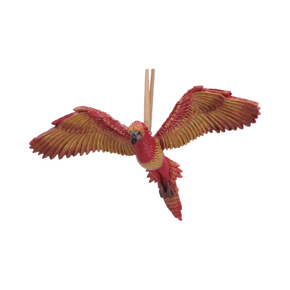 Harry Potter Fawkes in Flight Hanging Ornament 8.2cm – Officially Licensed