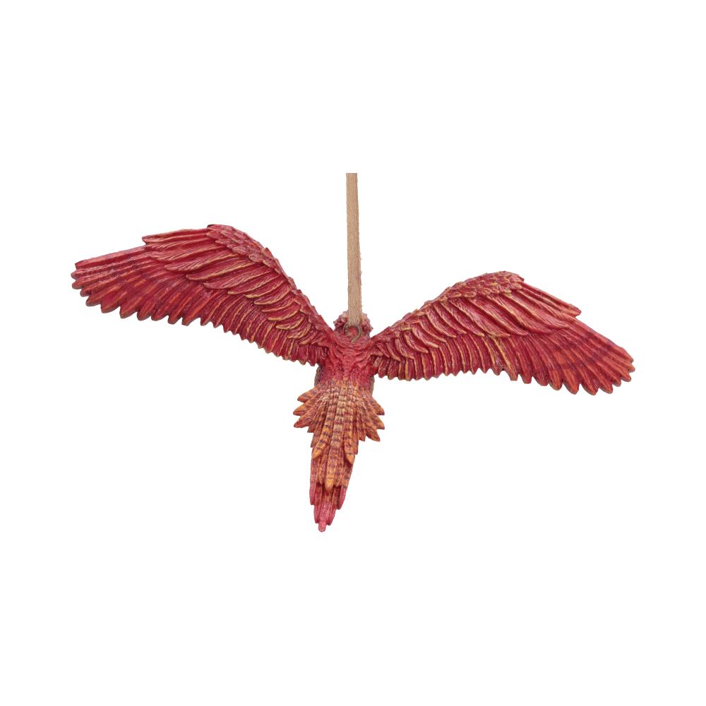 Harry Potter Fawkes in Flight Hanging Ornament 8.2cm – Officially Licensed