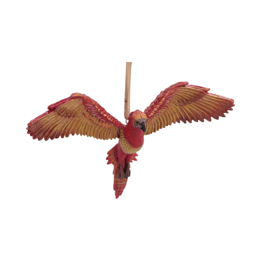 Harry Potter Fawkes in Flight Hanging Ornament 8.2cm – Officially Licensed