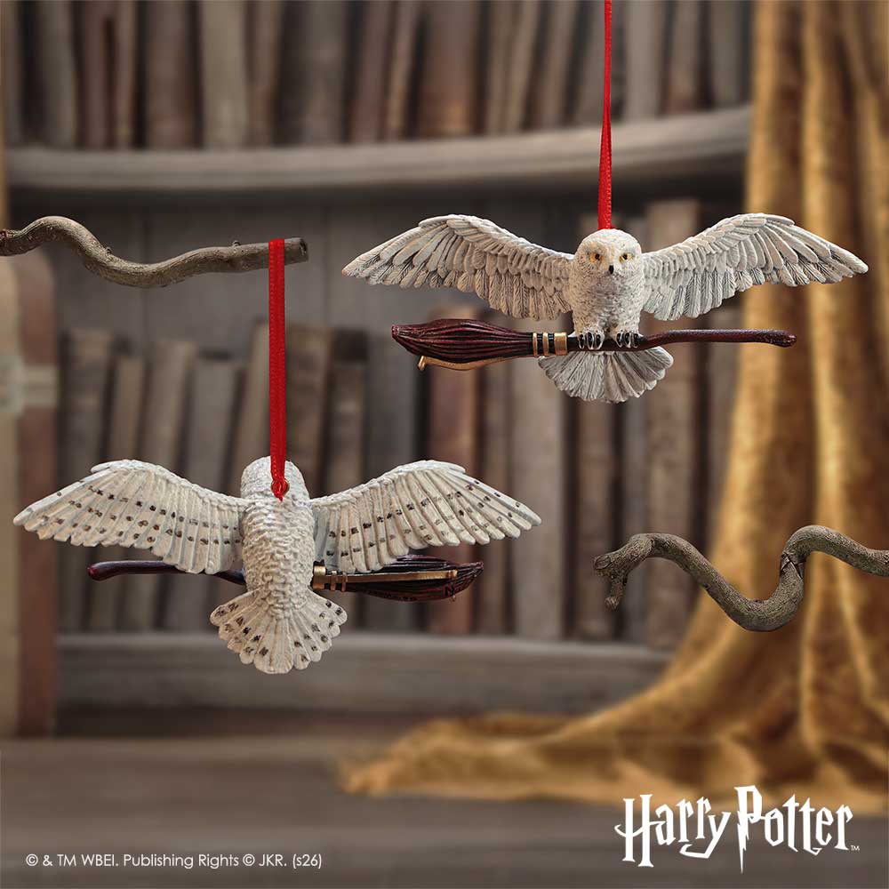 Harry Potter Hedwig in Flight Hanging Ornament 5.4cm – Officially Licensed
