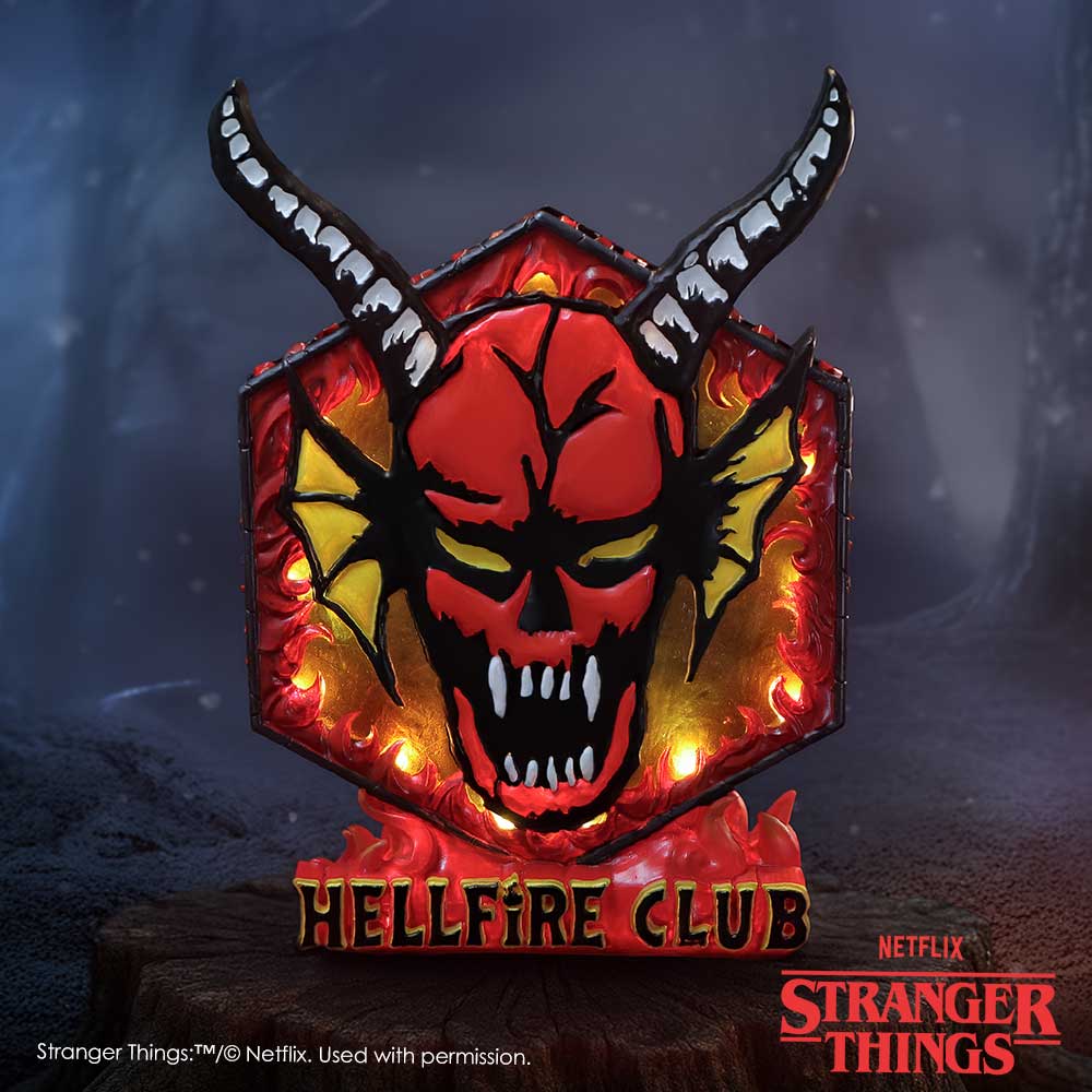 Stranger Things Hellfire Club USB Table Lamp, 23.6cm