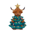 Nemesis Now Winter Highland Cow Christmas Tree Figurine – 13.5cm