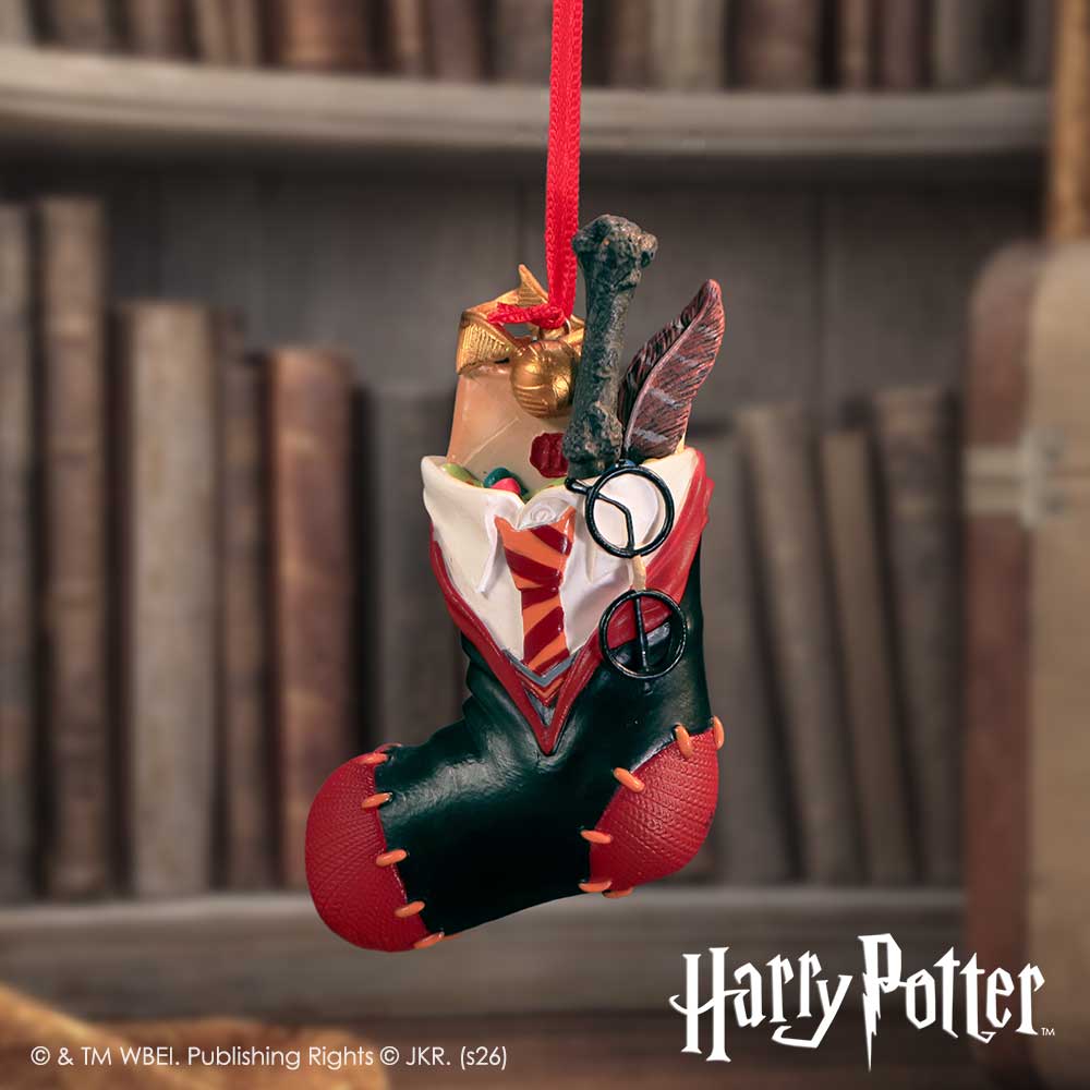 Harry Potter Hogwarts Uniform Stocking Hanging Ornament | Official Christmas Decoration | Nemesis Now 8.3cm