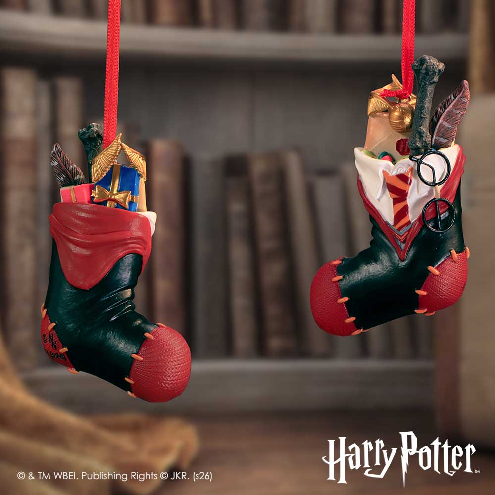 Harry Potter Hogwarts Uniform Stocking Hanging Ornament | Official Christmas Decoration | Nemesis Now 8.3cm
