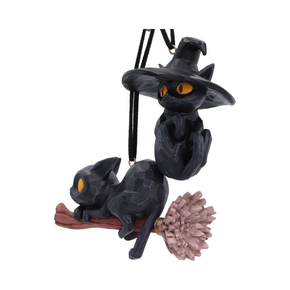 Curse and Claw Black Cat Halloween Hanging Ornaments Set of 2 – Officially Licensed