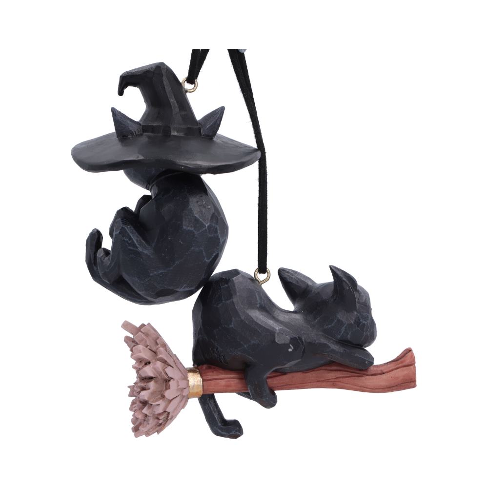 Curse and Claw Black Cat Halloween Hanging Ornaments Set of 2 – Officially Licensed