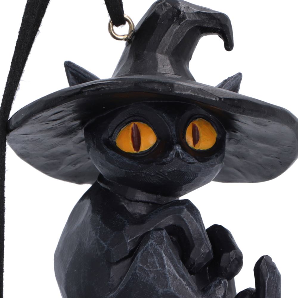 Curse and Claw Black Cat Halloween Hanging Ornaments Set of 2 – Officially Licensed