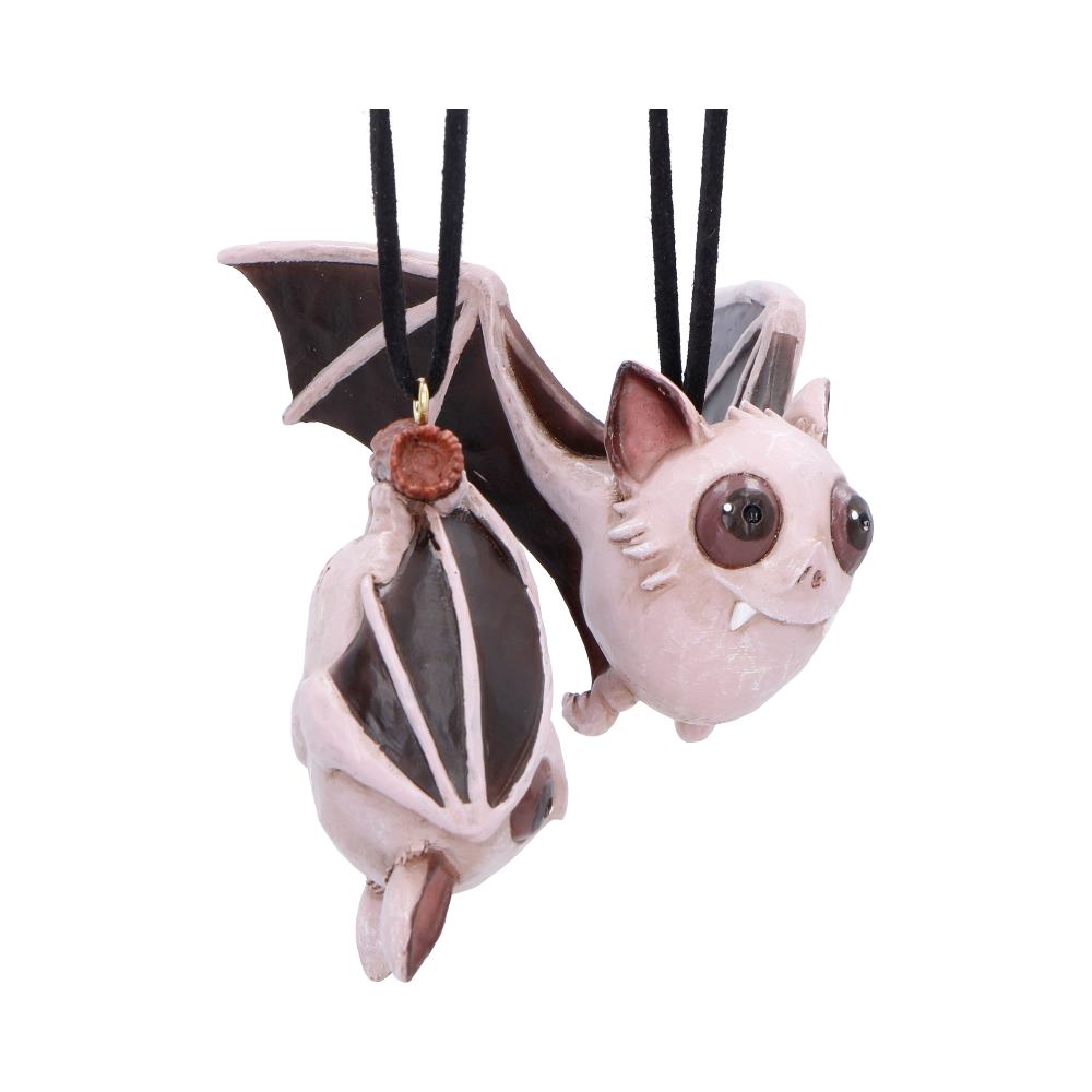 Sneak and Peak Purple Bat Halloween Hanging Ornaments Set of 2 – Officially Licensed