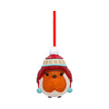 Robin Winter Bobble Hat Hanging Ornament | Festive Christmas Robin Decoration | Nemesis Now 7.3cm