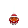Robin Winter Warmth Hanging Ornament | Festive Christmas Robin Decoration | Nemesis Now 7cm