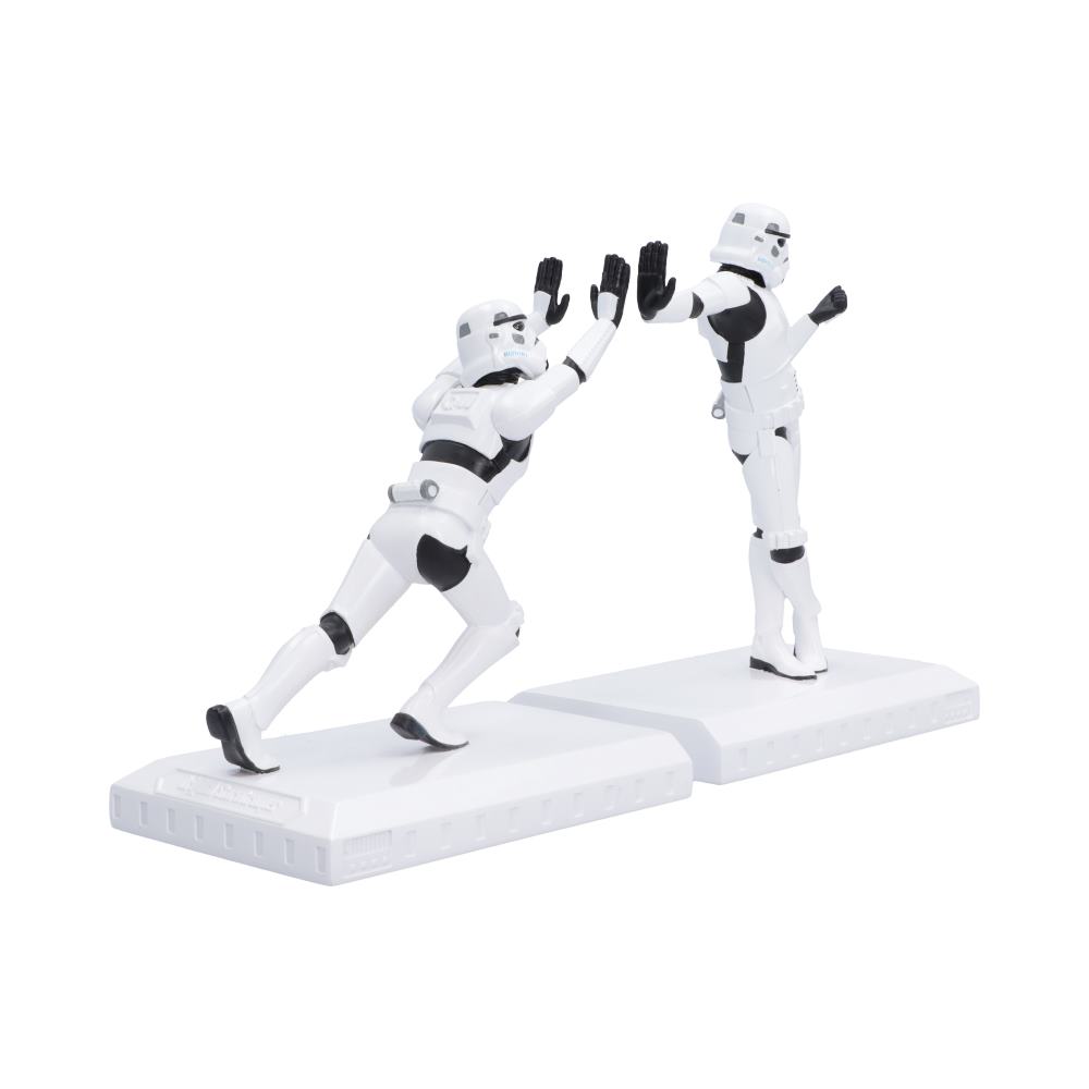 Original Stormtrooper Working Hard, Hardly Working Bookends, 18.5cm