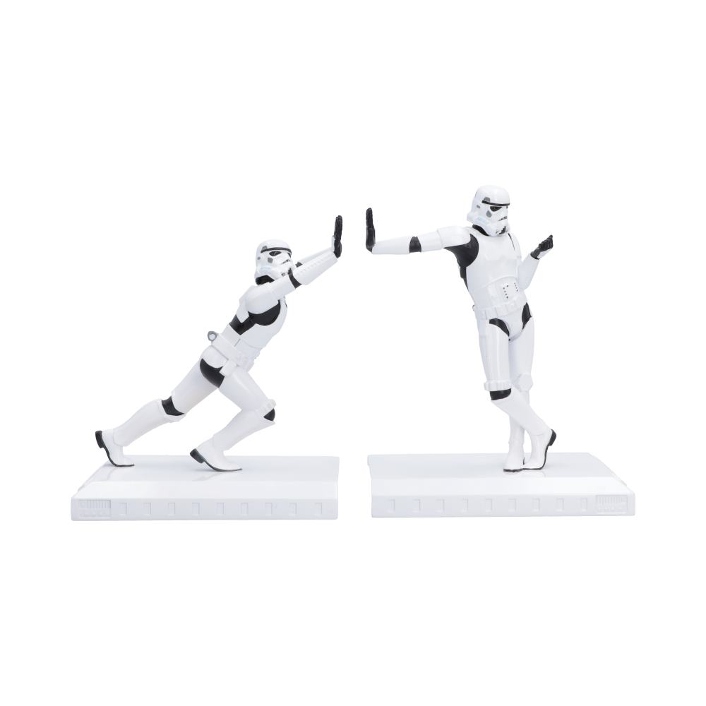 Original Stormtrooper Working Hard, Hardly Working Bookends, 18.5cm