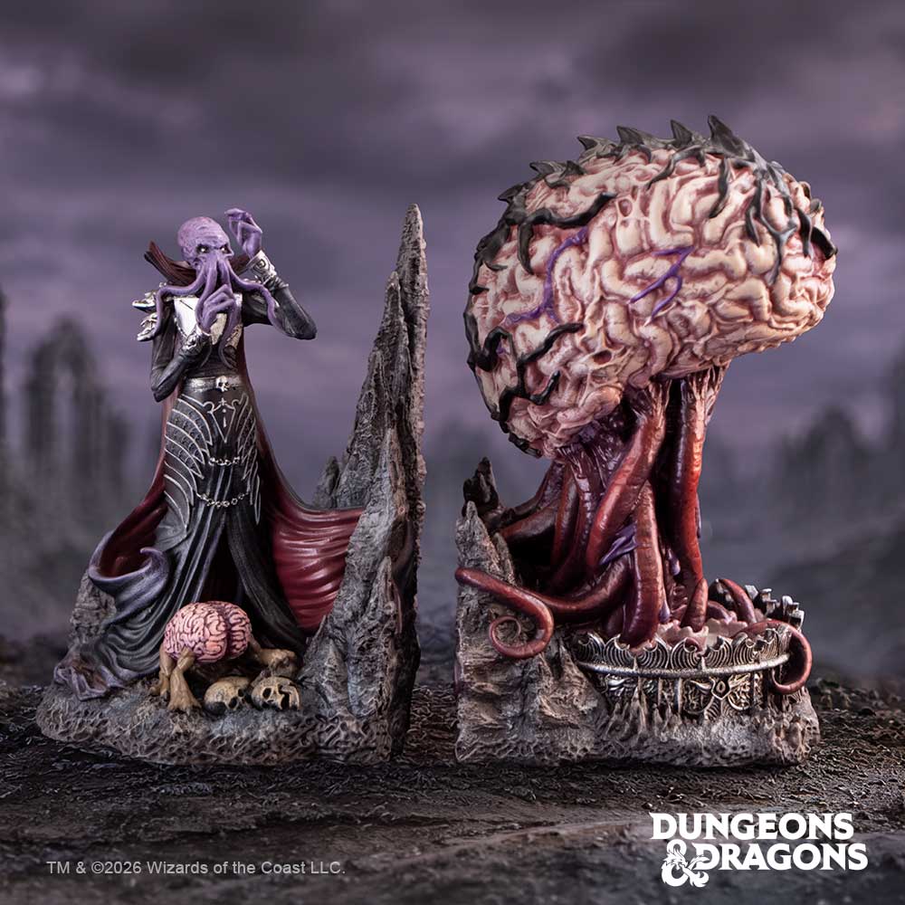 Dungeons & Dragons Illithid Bookends Pair 20.3cm – Nemesis Now