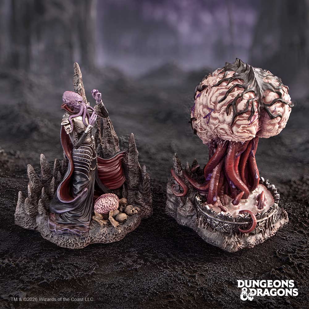 Dungeons & Dragons Illithid Bookends Pair 20.3cm – Nemesis Now