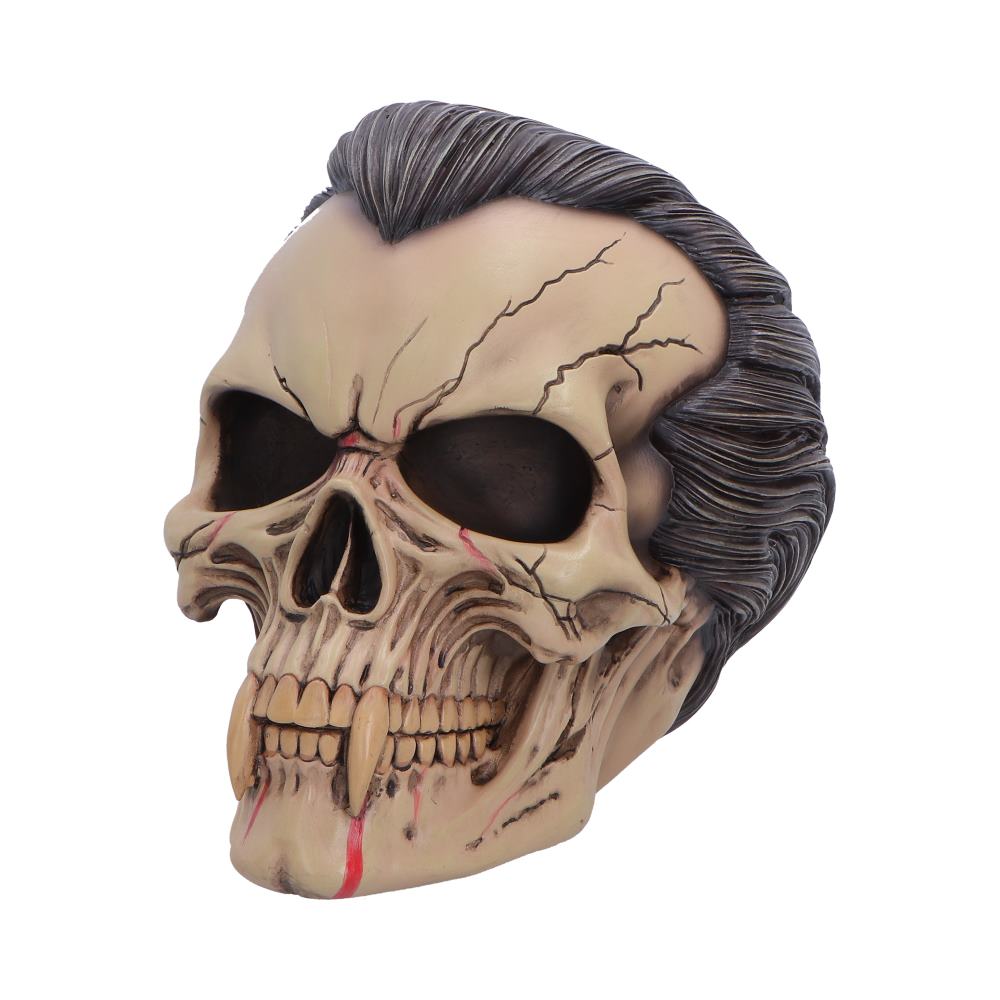 Hall of Horrors Lord of the Night Dracula Skull | Gothic Vampire Skull Ornament | Nemesis Now 15.4cm
