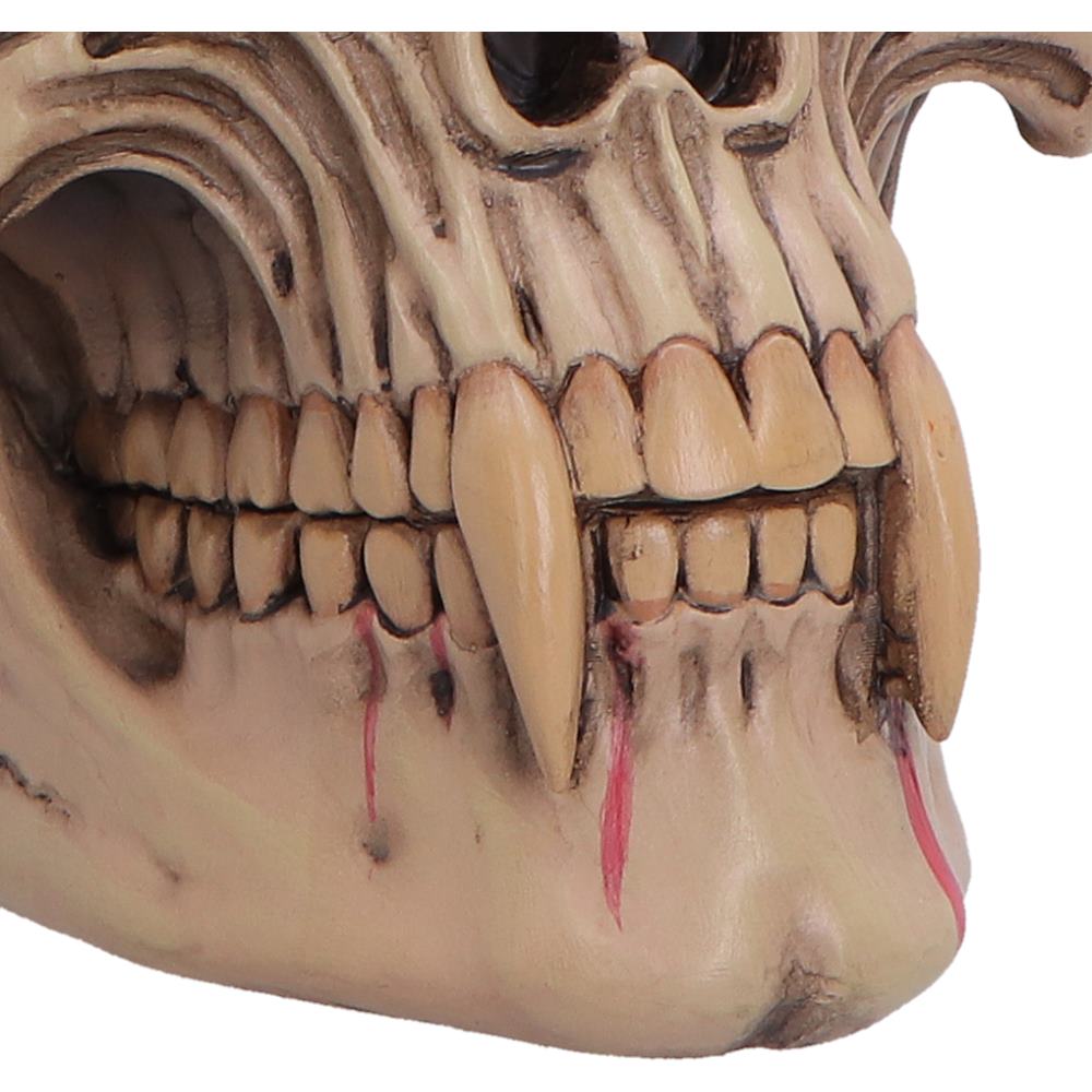 Hall of Horrors Lord of the Night Dracula Skull | Gothic Vampire Skull Ornament | Nemesis Now 15.4cm