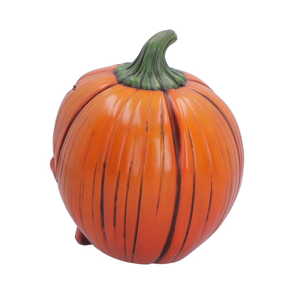 Hall of Horrors Spirit of Halloween Pumpkin Skull | Gothic Halloween Skull Ornament | Nemesis Now 17.5cm