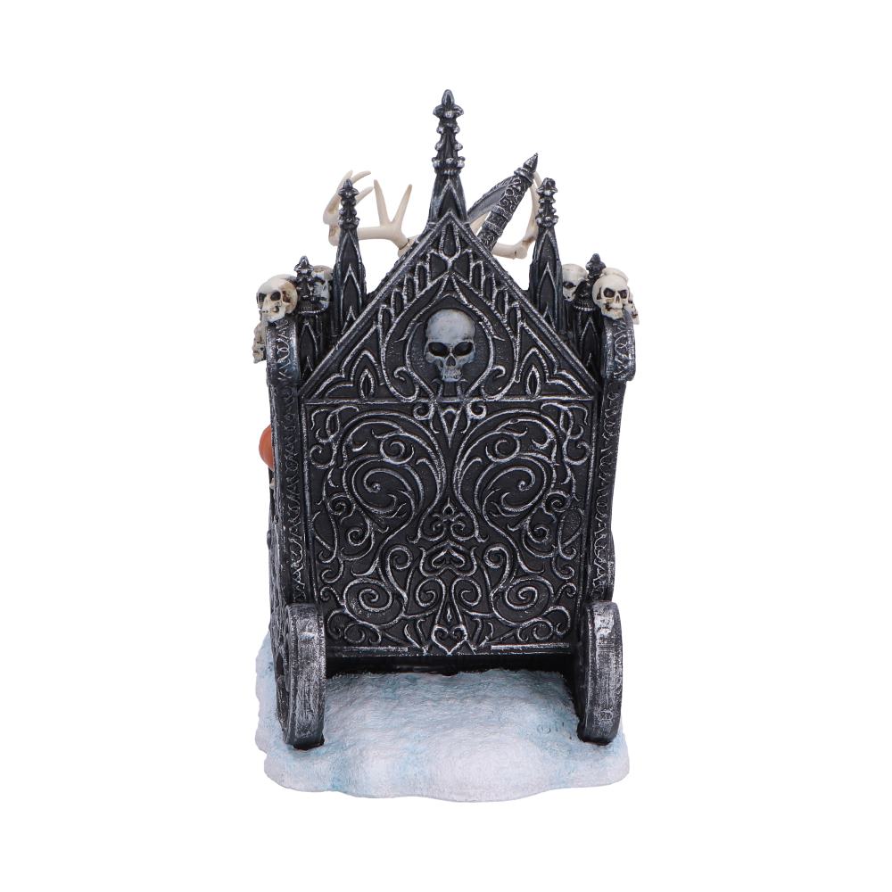 Slay Bells Gothic Santa Reaper Sleigh Figurine, 16cm