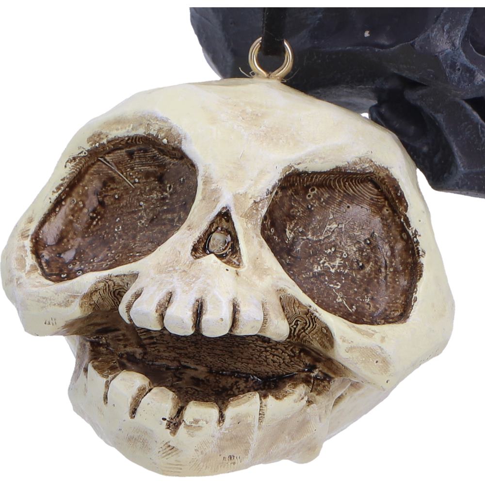 Grim and Grin Skull Halloween Hanging Ornaments Set of 2 – Officially Licensed