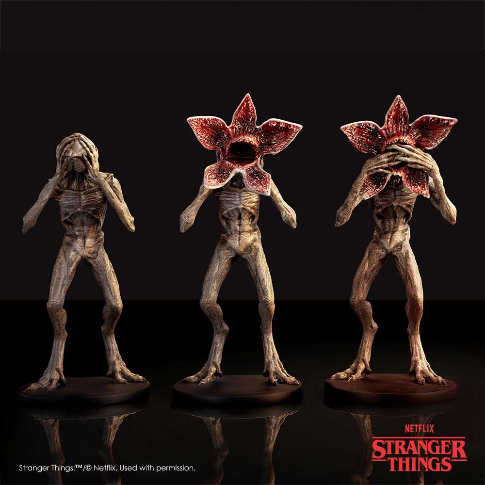 Stranger Things Three Wise Demogorgon Figurines, 16.3cm