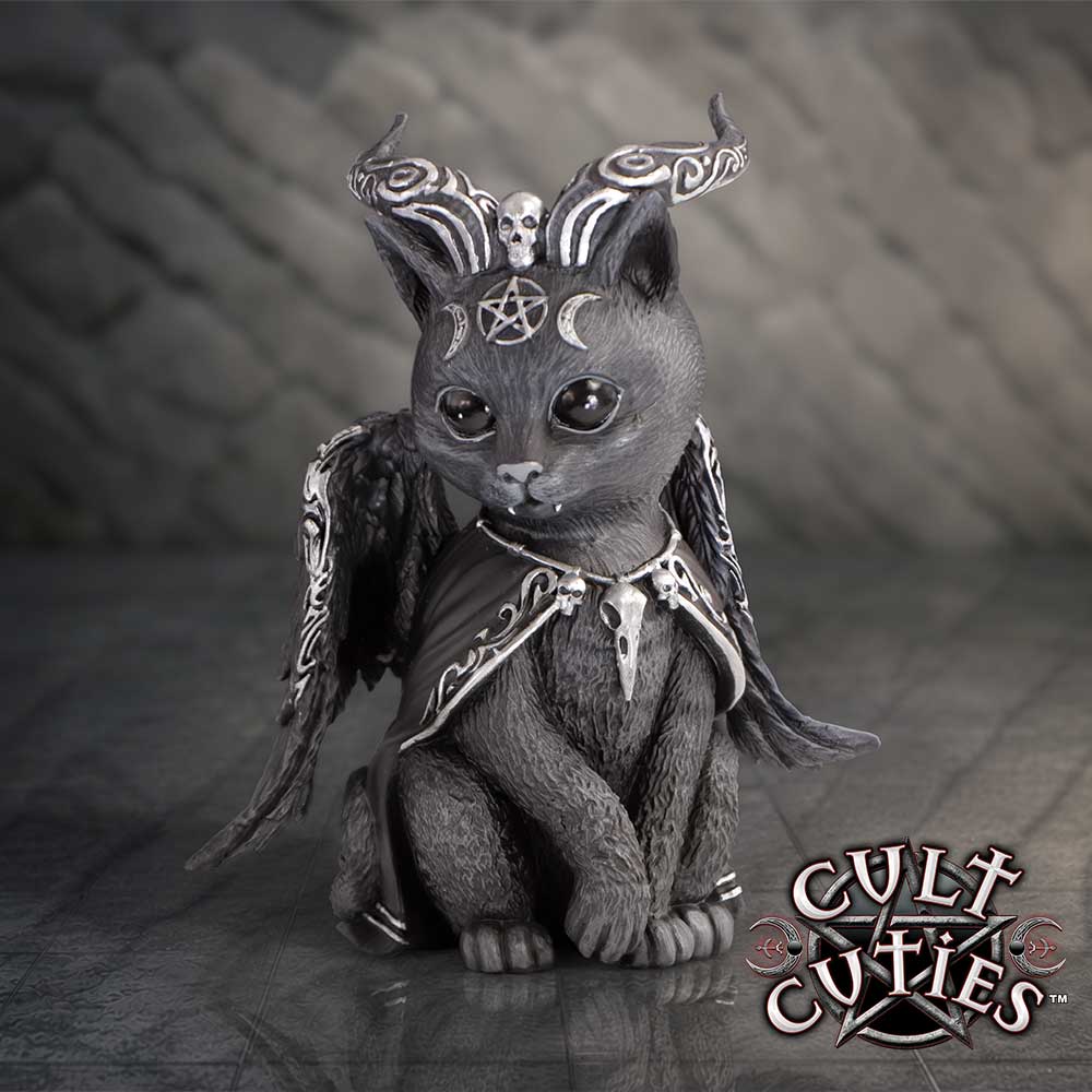 Nemesis Now Cult Cuties Halpurr Gothic Cat Figurine 11.7cm