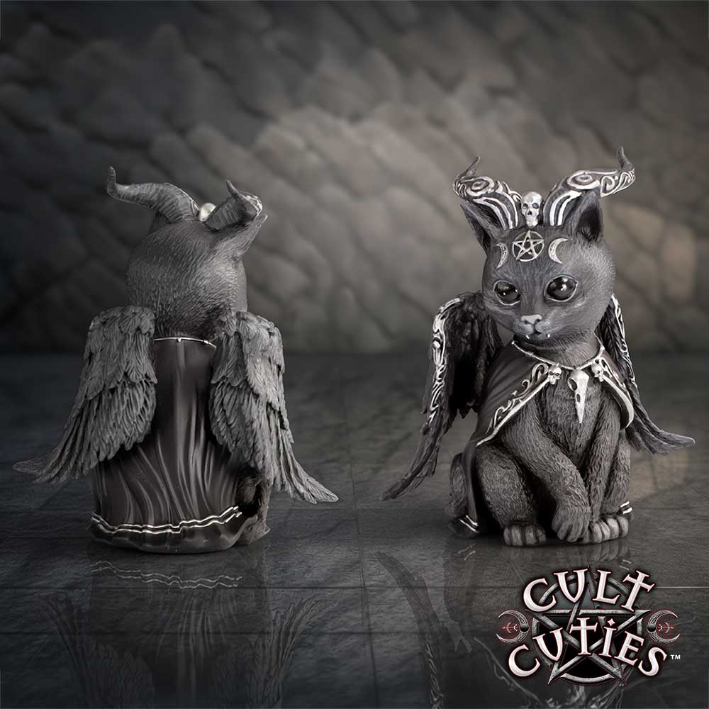 Nemesis Now Cult Cuties Halpurr Gothic Cat Figurine 11.7cm
