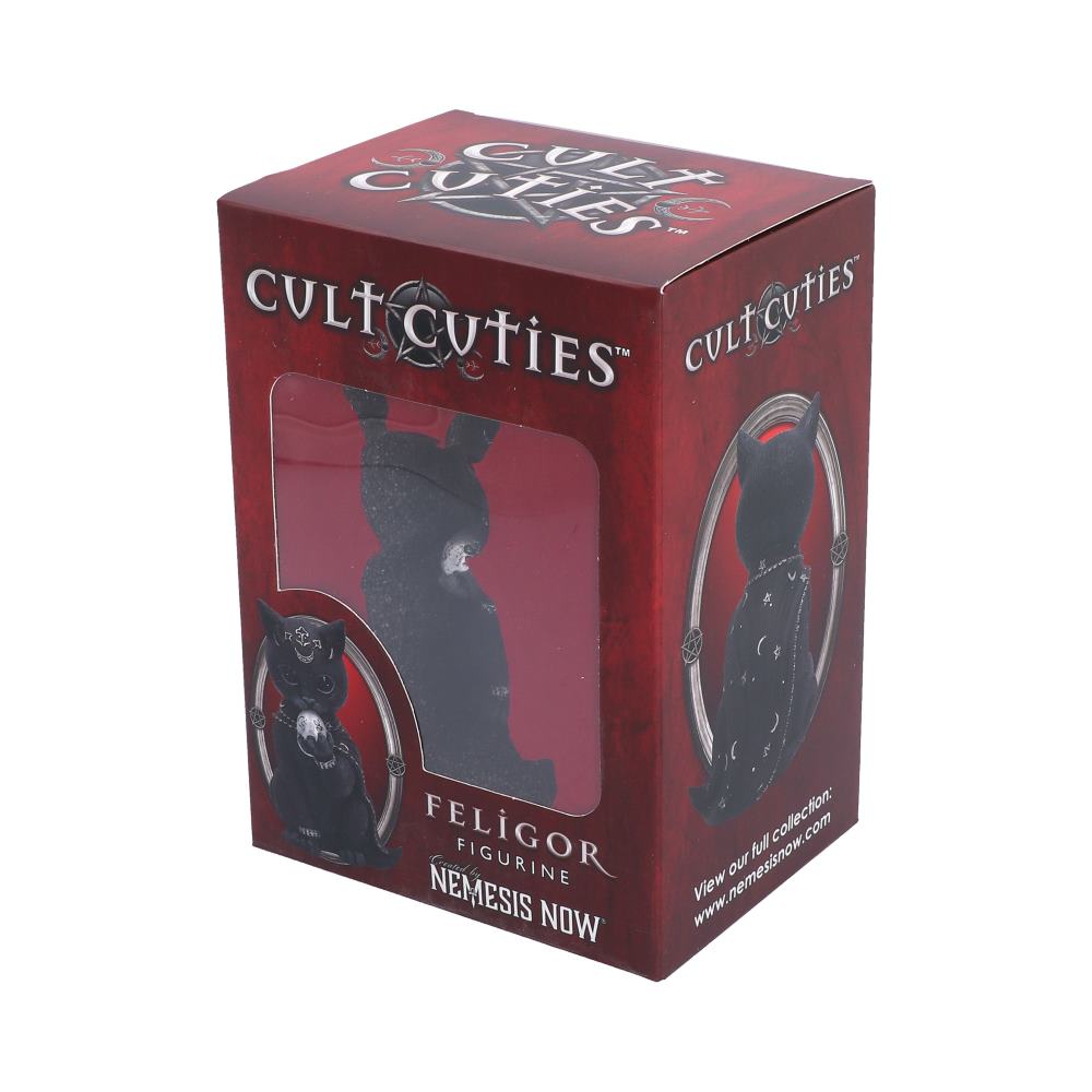 Nemesis Now Cult Cuties Feligor Gothic Cat Figurine 10.2cm
