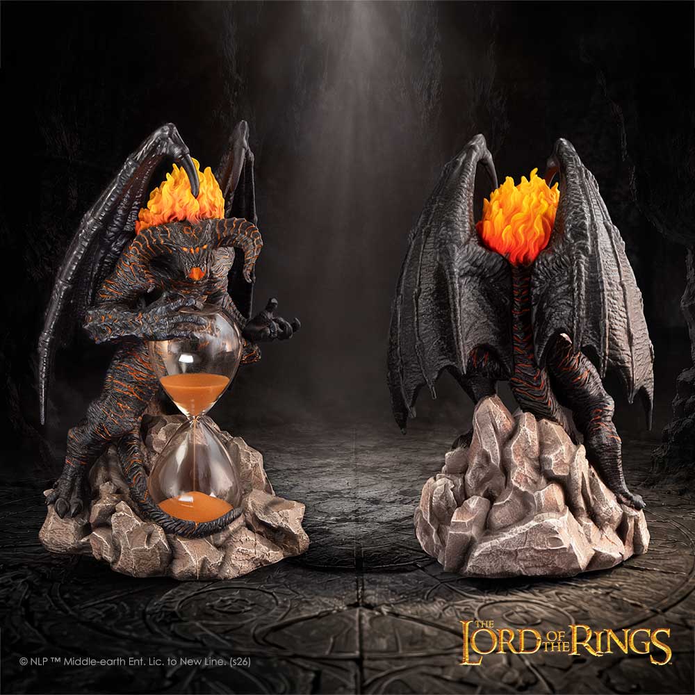 Lord of the Rings Balrog Sand Timer – Resin Collectible, 23.9cm