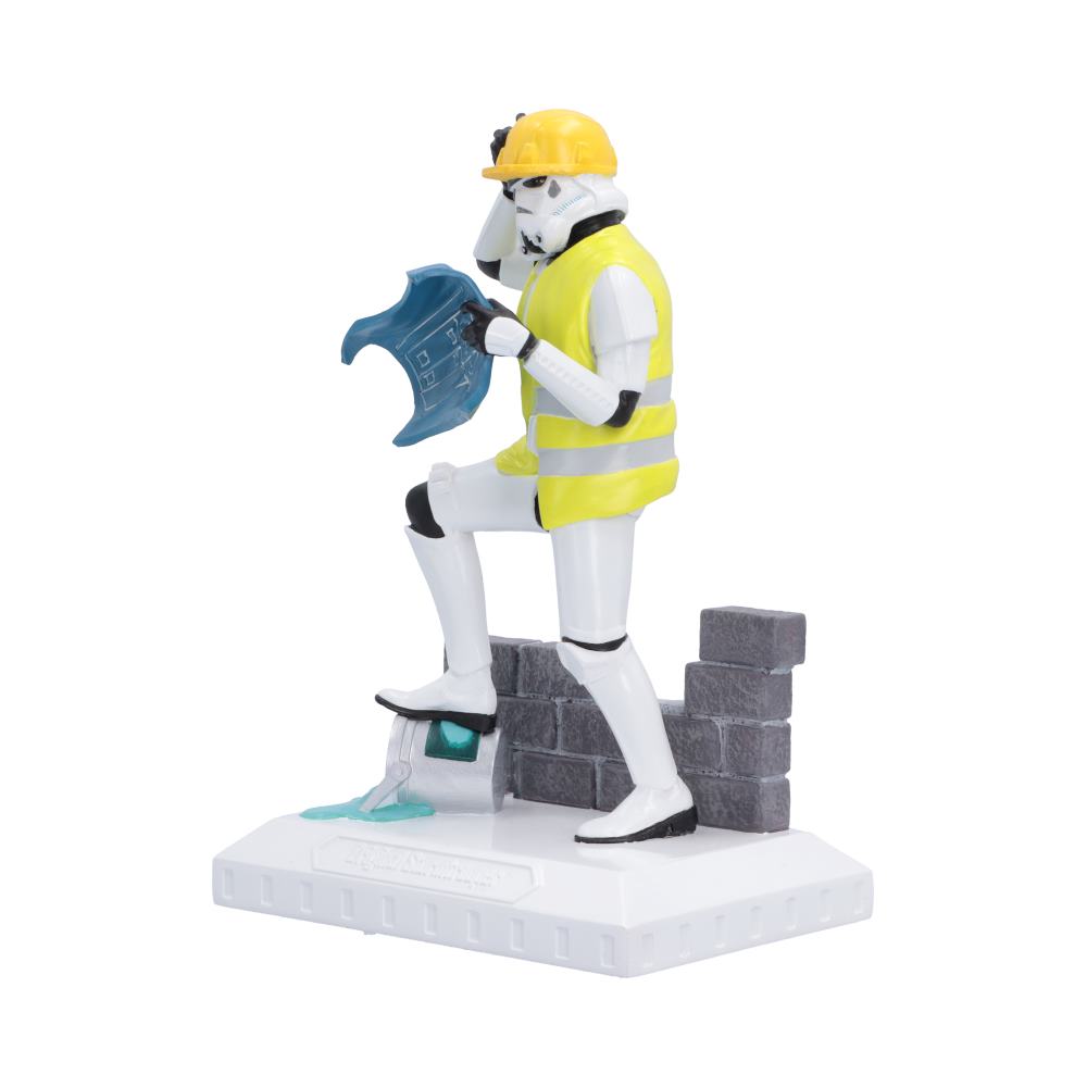 Original Stormtrooper Hit a Brick Wall Figurine | Funny Star Wars Gift | Nemesis Now 17.5cm