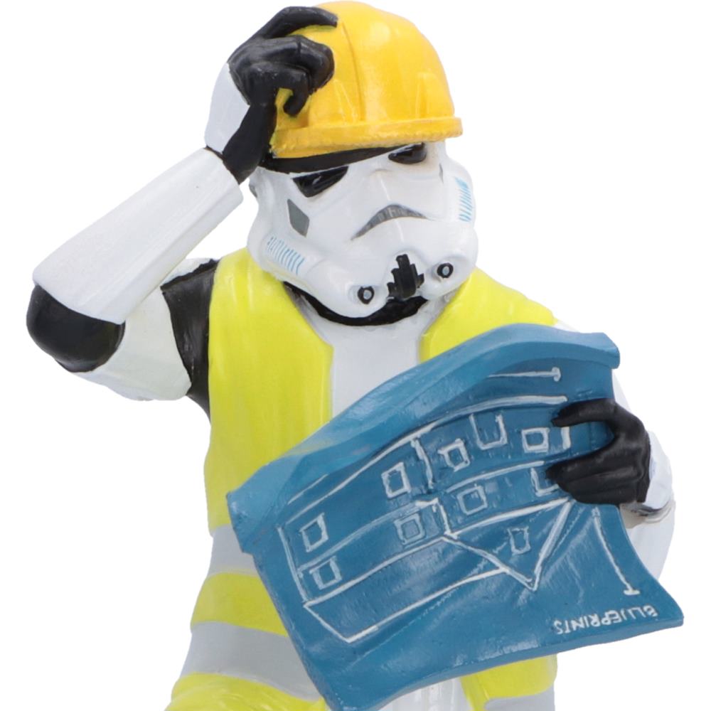 Original Stormtrooper Hit a Brick Wall Figurine | Funny Star Wars Gift | Nemesis Now 17.5cm
