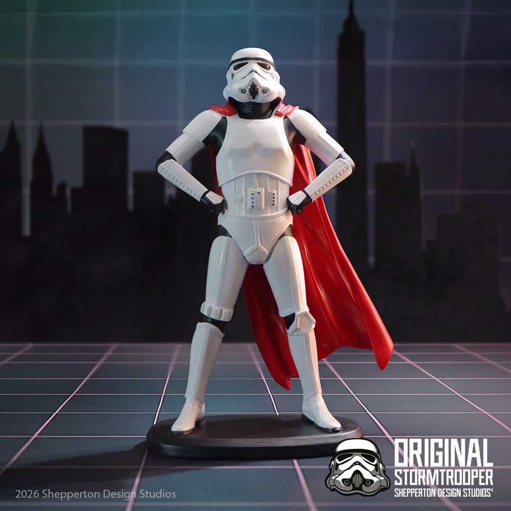 Original Stormtrooper Super Trooper Figurine, 14.2cm