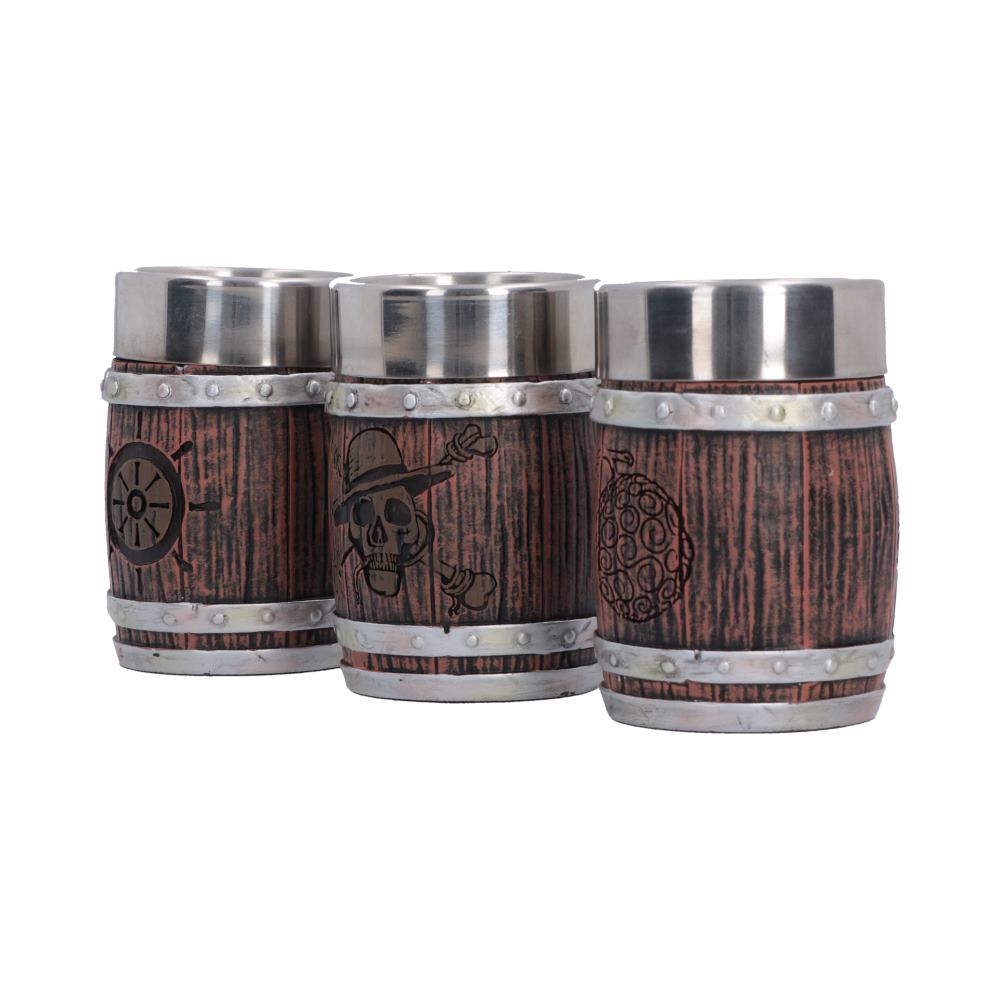 One Piece Barrel Shot Glass Set of 3 – 8.2cm