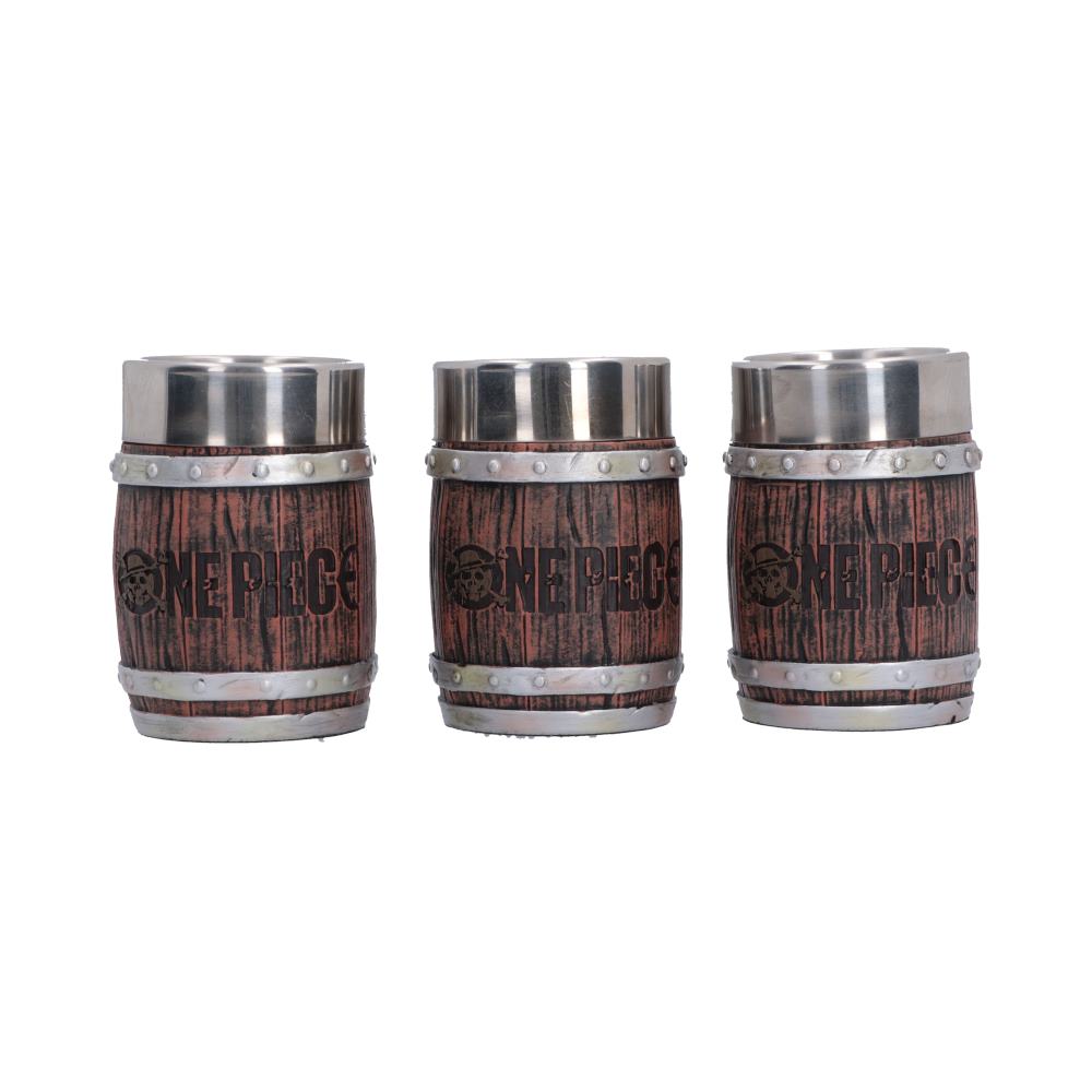 One Piece Barrel Shot Glass Set of 3 – 8.2cm