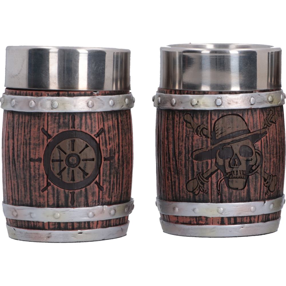 One Piece Barrel Shot Glass Set of 3 – 8.2cm