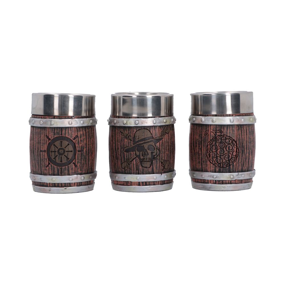 One Piece Barrel Shot Glass Set of 3 – 8.2cm