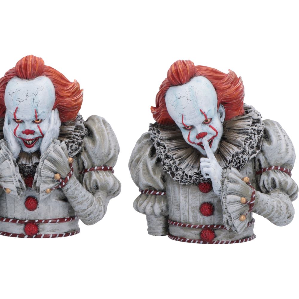 IT Three Wise Pennywise Figurine Set | Official Horror Movie Collectible | Nemesis Now 8.2cm