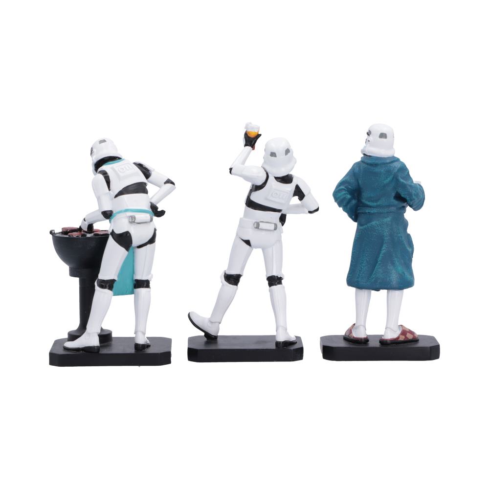 Original Stormtrooper Living for the Weekend Figurine Set | Official Star Wars Gift | Nemesis Now 10.5cm