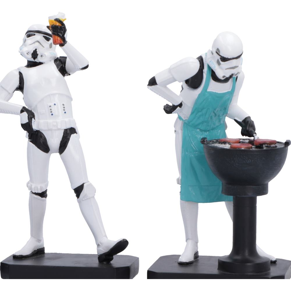 Original Stormtrooper Living for the Weekend Figurine Set | Official Star Wars Gift | Nemesis Now 10.5cm