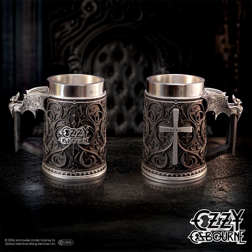 Ozzy Osbourne Prince of Darkness Tankard | Nemesis Now | 15.6cm