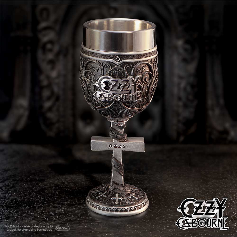 Ozzy Osbourne Prince of Darkness Goblet | Nemesis Now | 19.5cm