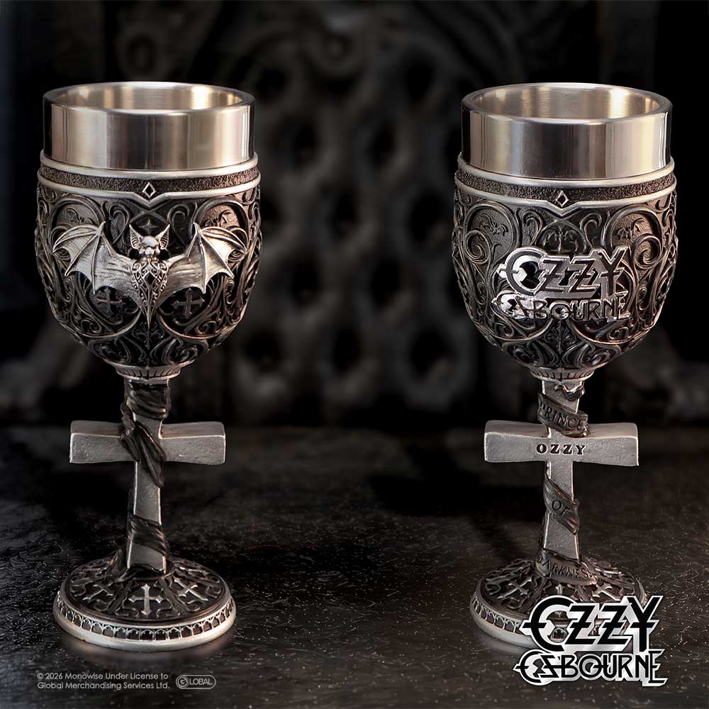 Ozzy Osbourne Prince of Darkness Goblet | Nemesis Now | 19.5cm